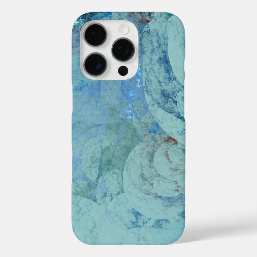 Blauwe opaal Abstract Case-Mate iPhone Case (Achterkant)