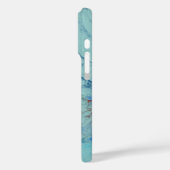 Blauwe opaal Abstract Case-Mate iPhone Case (Achterkant / Links)
