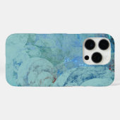 Blauwe opaal Abstract Case-Mate iPhone Case (Achterkant (horizontaal))
