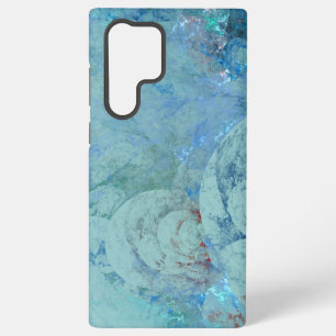 Blauwe opaal Abstract Samsung Galaxy Hoesje