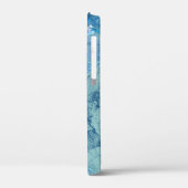 Blauwe Opal Abstracte Case-Mate iPhone Case (Achterkant / Links)