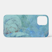 Blauwe Opal Abstracte Case-Mate iPhone Case (Achterkant (horizontaal))