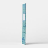 Blauwe Opal Abstracte Case-Mate iPhone Case (Achterkant / Rechts)