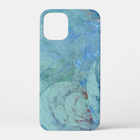 Blauwe Opal Abstracte Case-Mate iPhone Case (Achterkant)