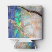 Blauwe Opal Print Blikjeskoeler (Achterkant)