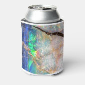 Blauwe Opal Print Blikjeskoeler (Blikje Achterkant)