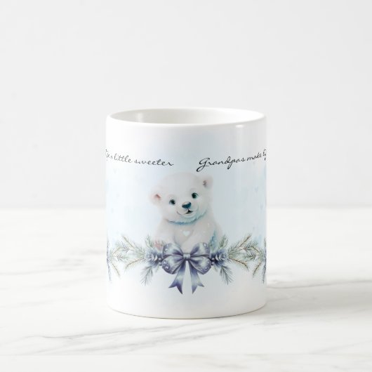 Blauwe opa's maken het leven zoeter zwangerschap o koffiemok (Center)