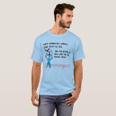 Blauwe Opa's Word Boomeranged T-shirt (Voorkant volledig)