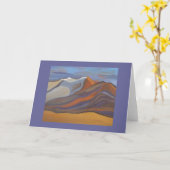 Blauwe Opdrachten Kaart (Gele Bloem)