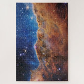 Blauwe/Oranje Carina Nebula | JWST Legpuzzel (Verticaal)