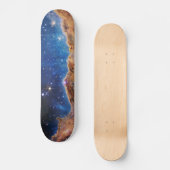 Blauwe/Oranje Carina Nebula | JWST Persoonlijk Skateboard (Voorkant)