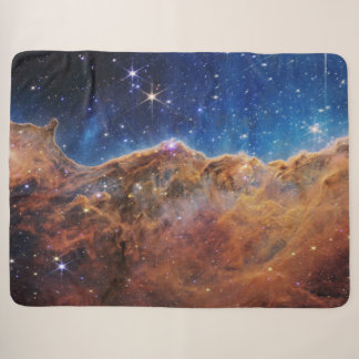 Blauwe/Oranje Carina Nebula | JWST Sherpa Deken