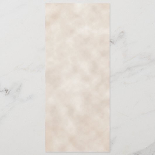 Blauwe Oranje Floral Herfst najaar bruiloft Menu (Achterkant)