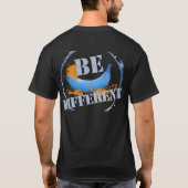 Blauwe Oranje weekvis T-shirt (Achterkant)