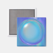 Blauwe Orb-magneet Magneet (Voorkant / Achterkant)