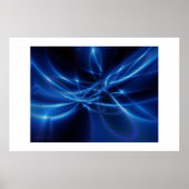 Blauwe Orbita Poster (Voorkant)