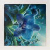 Blauwe Orchidee Bloemen Legpuzzel (Horizontaal)