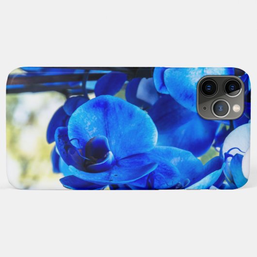 Blauwe orchideeën Case-Mate iPhone case (Achterkant (horizontaal))
