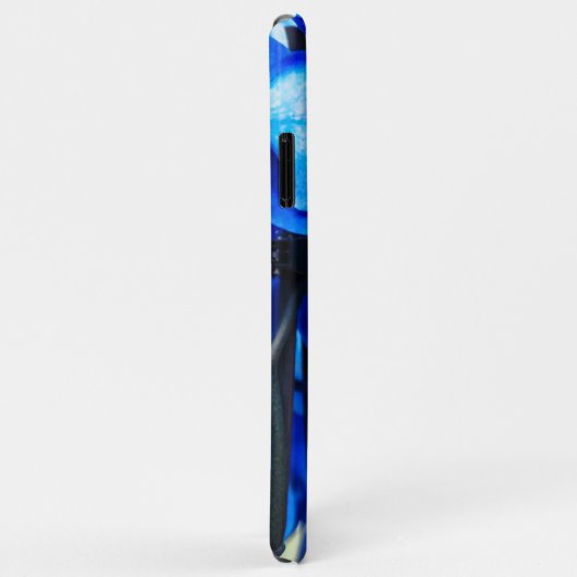 Blauwe orchideeën Case-Mate iPhone case (Achterkant/rechts)