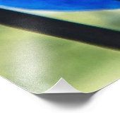 Blauwe orchideeën foto afdruk (Hoek)