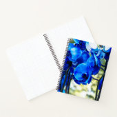 Blauwe orchideeën notitieboek (Binnen)