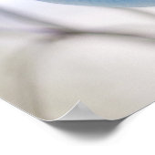 Blauwe orchideeën poster (Hoek)