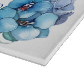 Blauwe Orchideeën Shabbat Challah Bord Snijplank (Hoek)