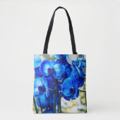 Blauwe orchideeën tote bag (Voorkant)