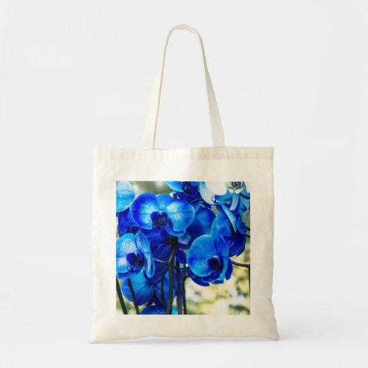 Blauwe orchideeën tote bag (Voorkant)