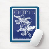 "Blauwe orchideeën" van Hoagy Carmichael Muismat (Met muis)