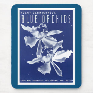 "Blauwe orchideeën" van Hoagy Carmichael Muismat