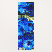 Blauwe orchideeën yogamat (Voorkant)