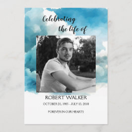 Blauwe Orde van Levensduur Celebratieprogramma Programmakaart