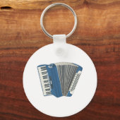 blauwe ordiaan sleutelhanger (Voorkant)