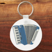 blauwe ordiaan sleutelhanger (Voorkant)