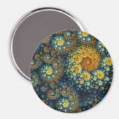 Blauwe organische drachtige drager magneet (Voorkant / Achterkant)