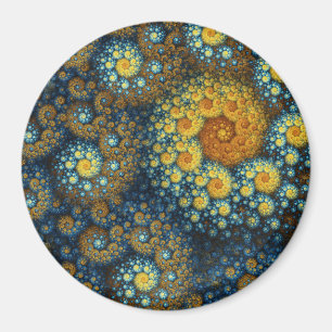 Blauwe organische drachtige drager magneet