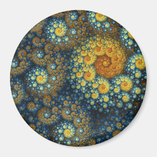 Blauwe organische drachtige drager magneet