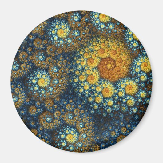 Blauwe organische drachtige drager magneet (Voorkant)