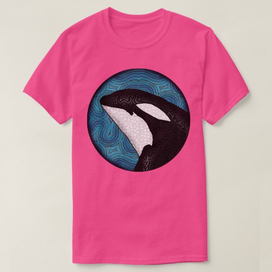 Blauwe Orka T-shirt (Design voorkant)