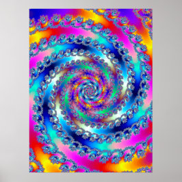 Blauwe orkaan I Poster