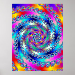 Blauwe orkaan I Poster