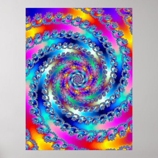 Blauwe orkaan I Poster (Voorkant)