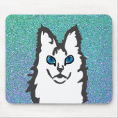 Blauwe orkest muismat (Voorkant)