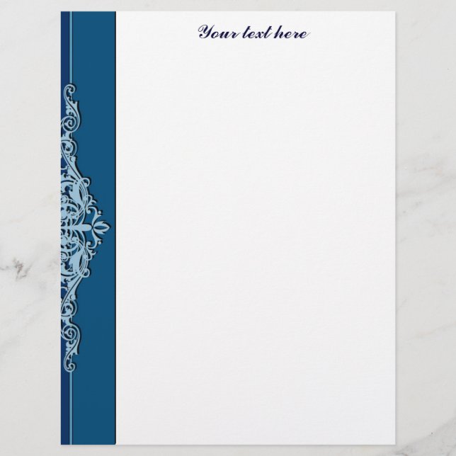 Blauwe Ornamenten (Voorkant)