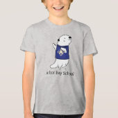 blauwe Otto Tri-Blend Shirt (Voorkant)