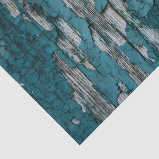 Blauwe, oude pellingschilderwandtextuur tissuepapier (Detail)