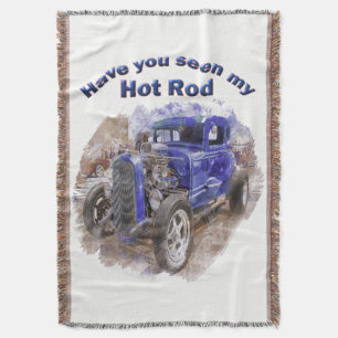 Blauwe  oude wegwijzer met de motor uit deken