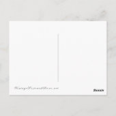 Blauwe overs in Parijs Briefkaart (Achterkant)