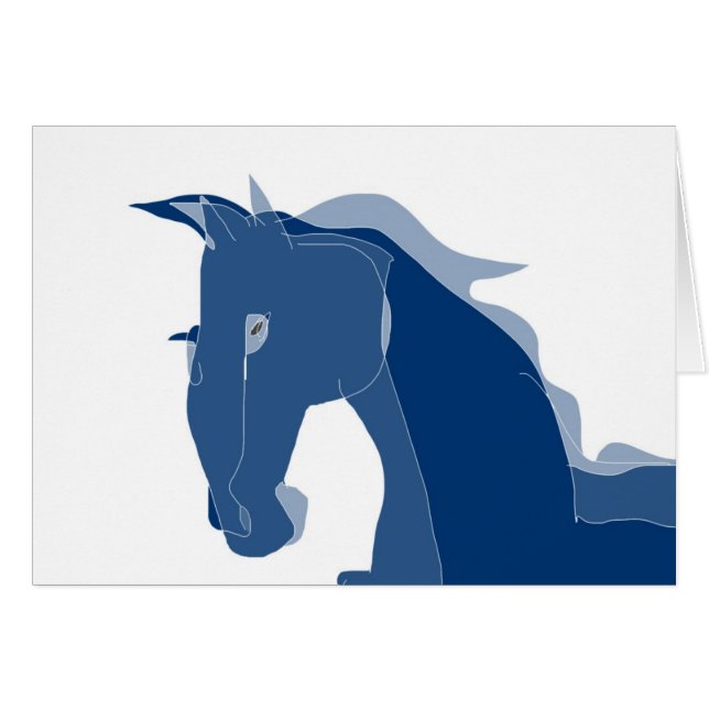 Blauwe paarden (Voorkant Horizontaal)